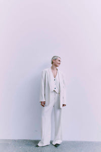 CMTAILOR - BLAZER IN WHITE,OFF-WHITE
