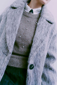 CMBLUR - COAT IN GREY