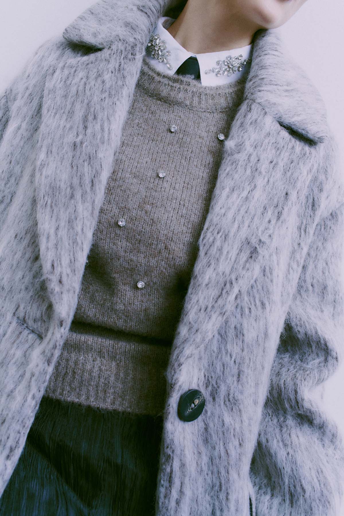 Cmdiamond - pullover in beige