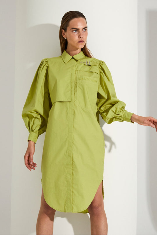 Cmblur - shirt jurk in groen