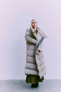 CMTICCO - WADDED DOWN COAT IN BEIGE