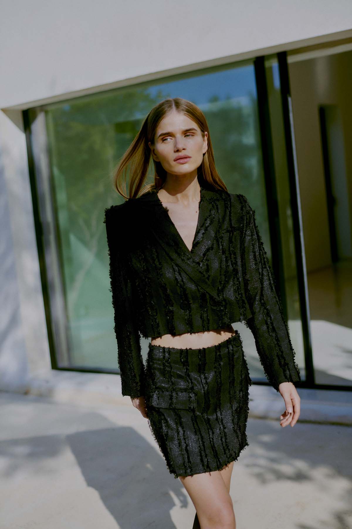 Cmjaney - Korte blazer in zwart
