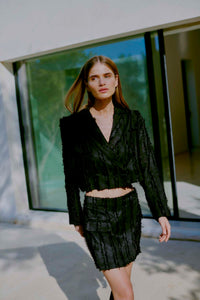 Cmjaney - Korte blazer in zwart