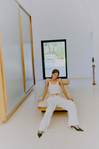 Cmcharlee - jeans in wit en beige, gebroken wit