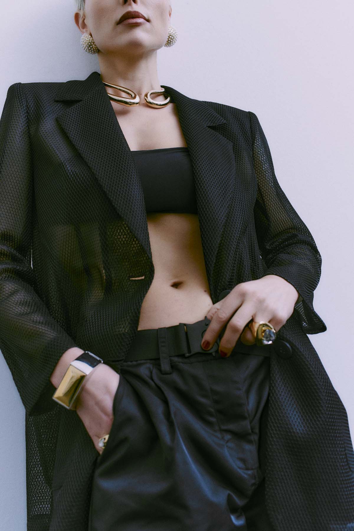Cmnetty - blazer in zwart