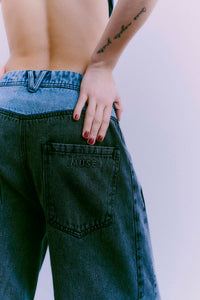 Cmcharlee - denimjeans in zwart en blauw