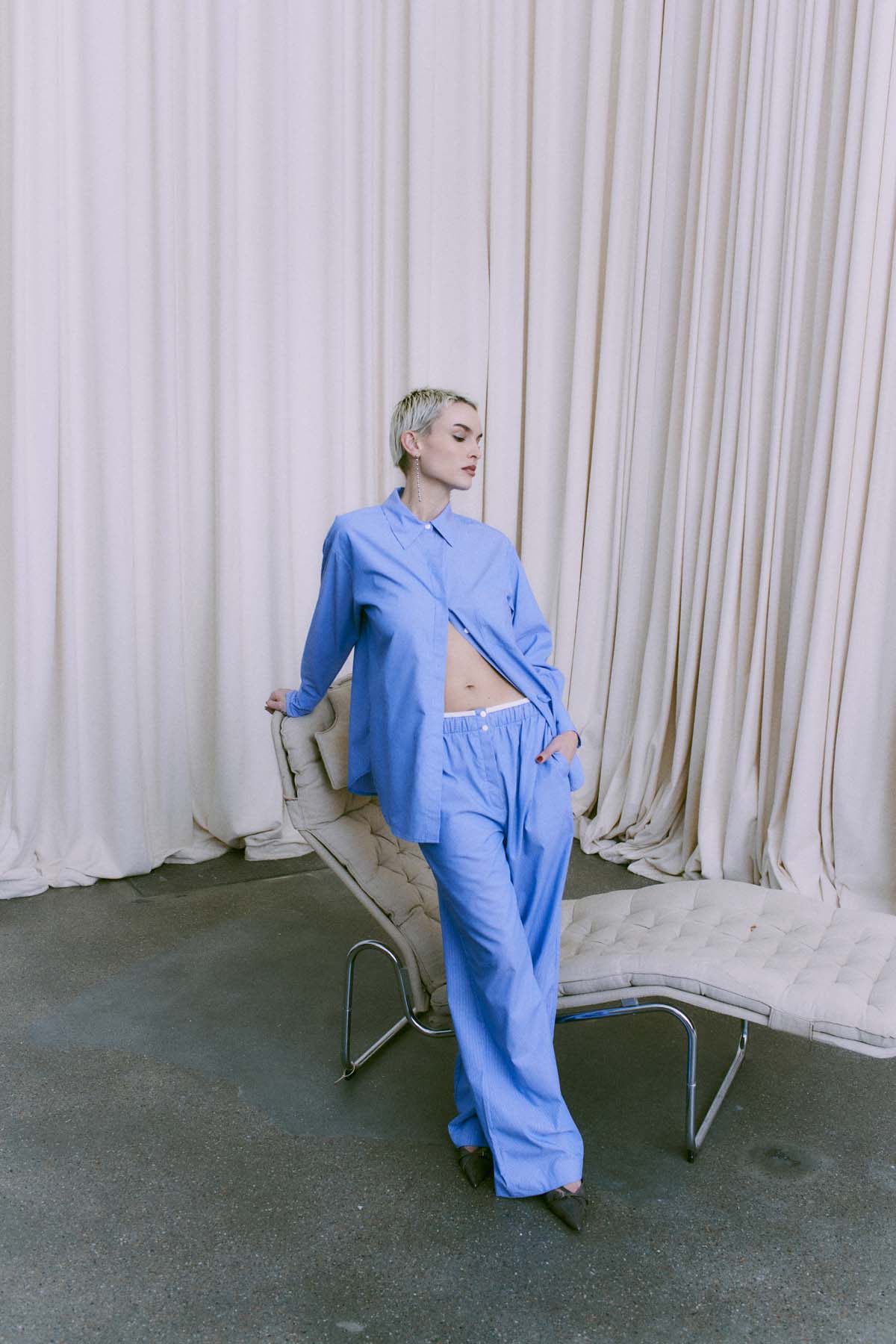 CMPOPLI - SHIRT IN BLUE