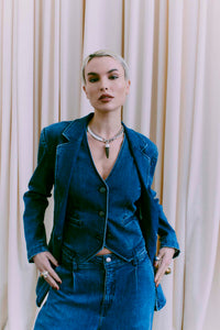 Cmjean - denimblazer in blauw