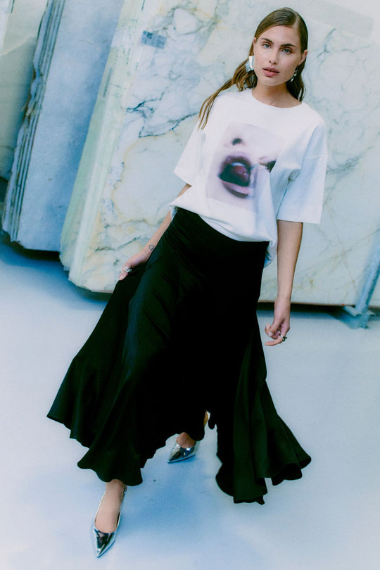 CMMUSE-T-shirt in off-wit