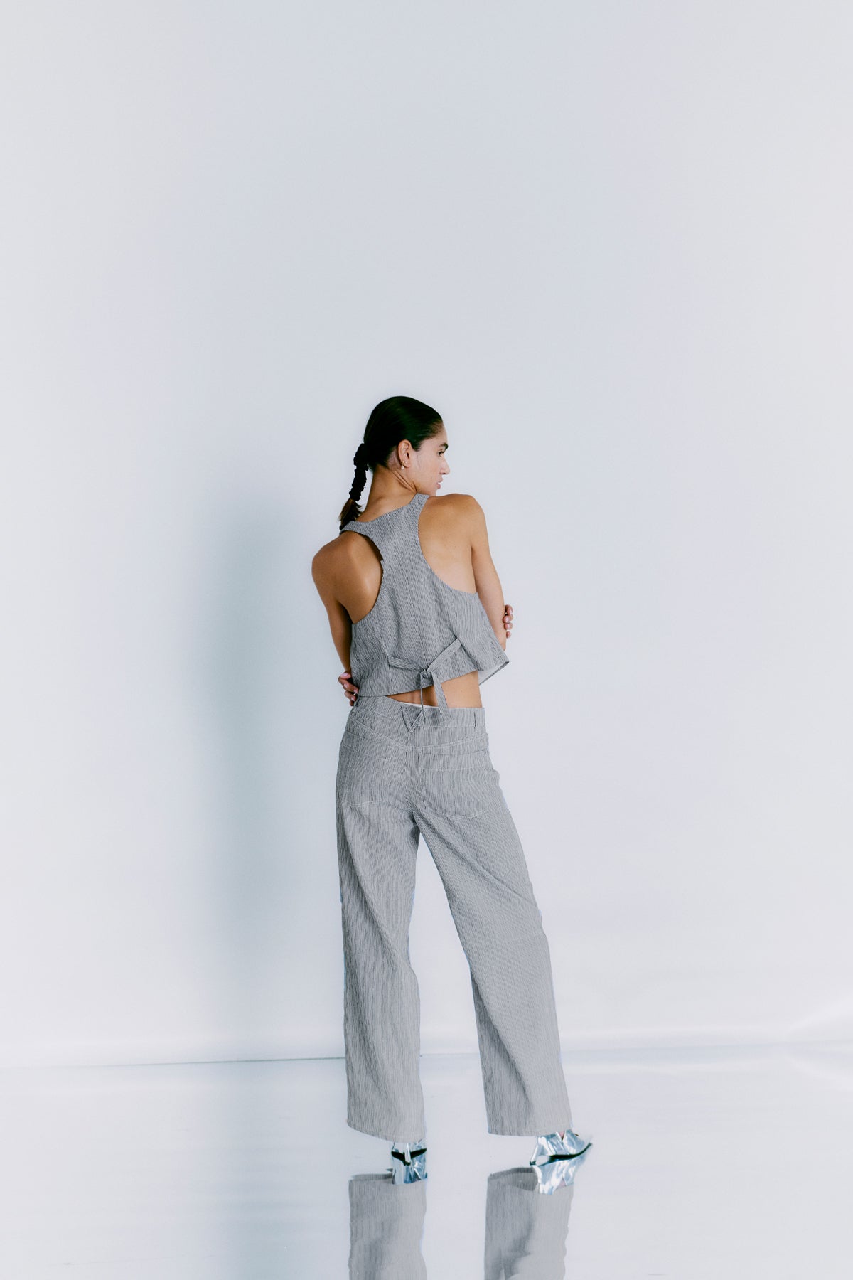 CMEMILY - WAARCOAT IN ZWART EN WIT