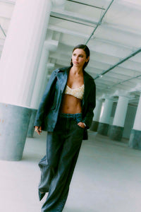 Cmcharlee - denimjeans in zwart en blauw