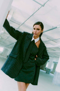 CMDAI - BLAZER IN BLACK AND WHITE