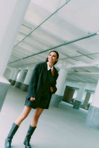 Cmdai - blazer in zwart en wit