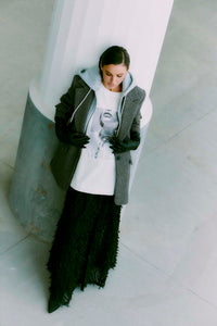 Cmwoo - hoodie - jas in zwart