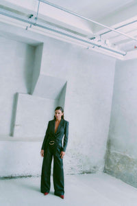 CMROYAL - LEATHER PANTS IN BLACK