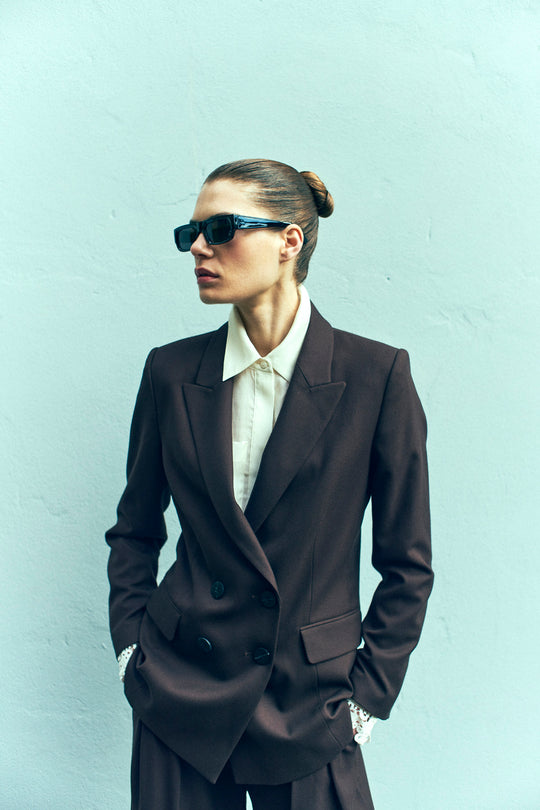 CMTAILOR - BLAZER IN BROWN