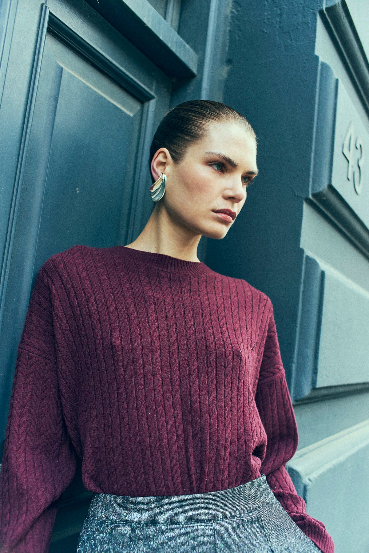 CMCASHA - Pullover met geborduurd logo -detail in rood