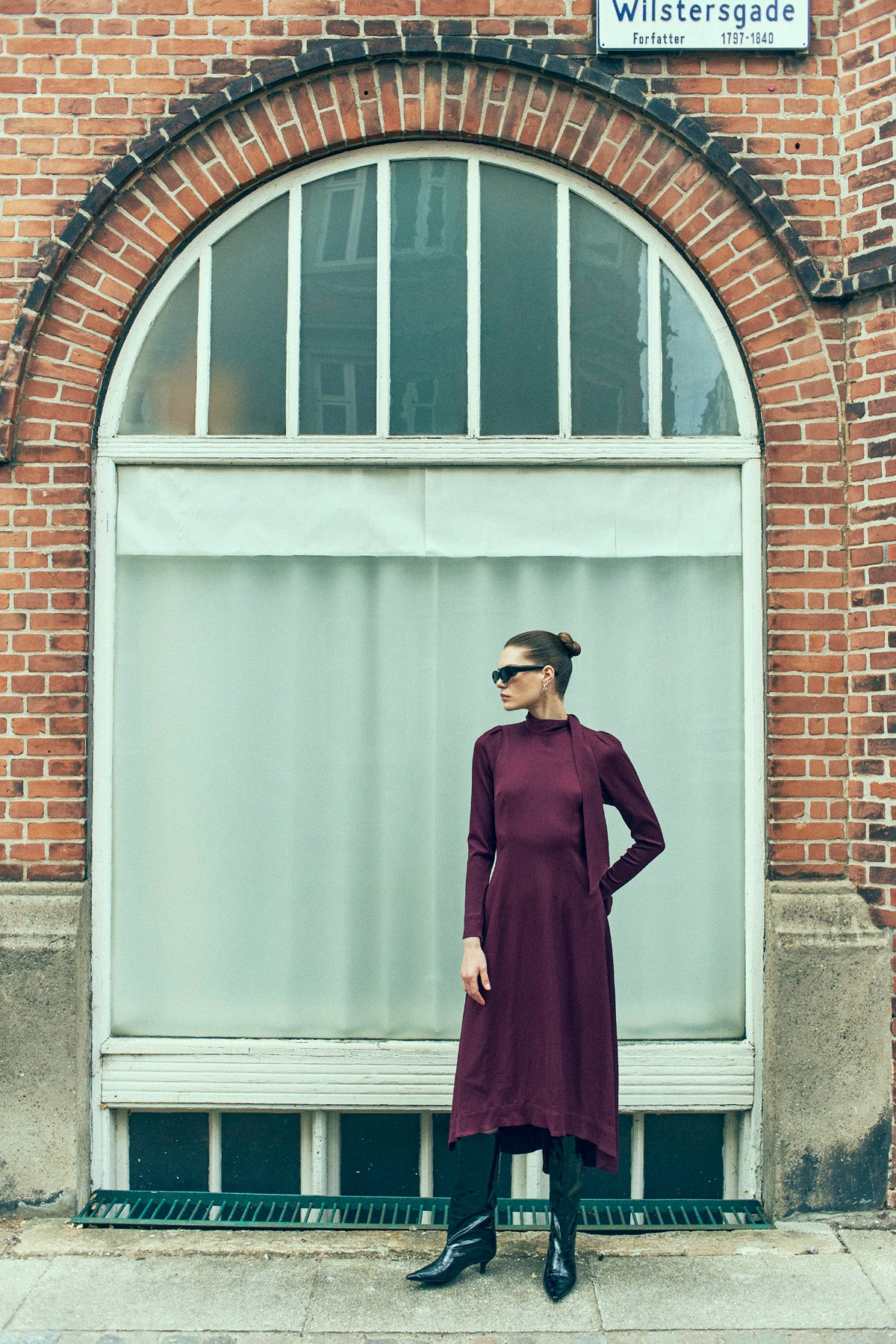 Cmvianna - jurk in rood