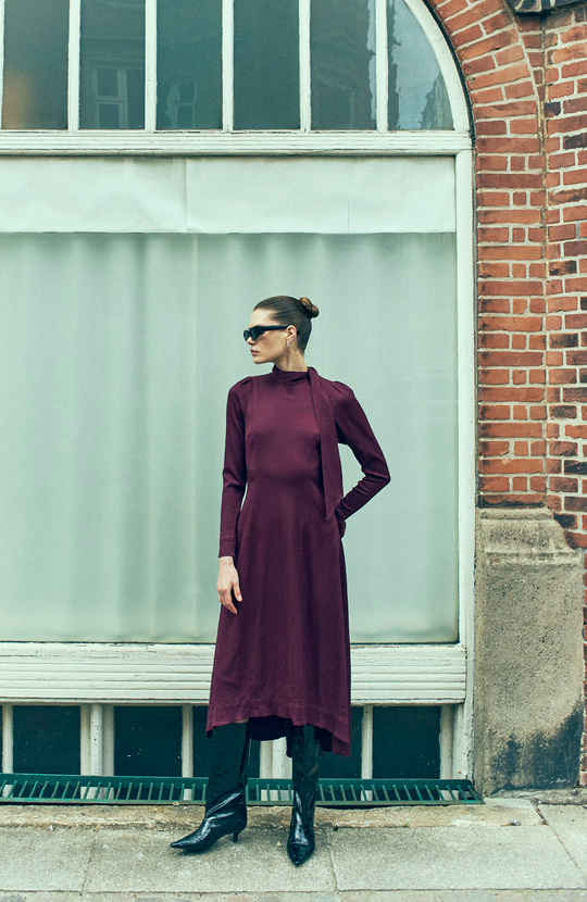 Cmvianna - jurk in rood