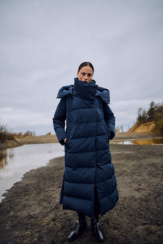 CMMICCO - DOWN COAT IN BLUE