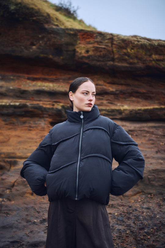 CMCICCO - PUFFER JACKET IN BLACK