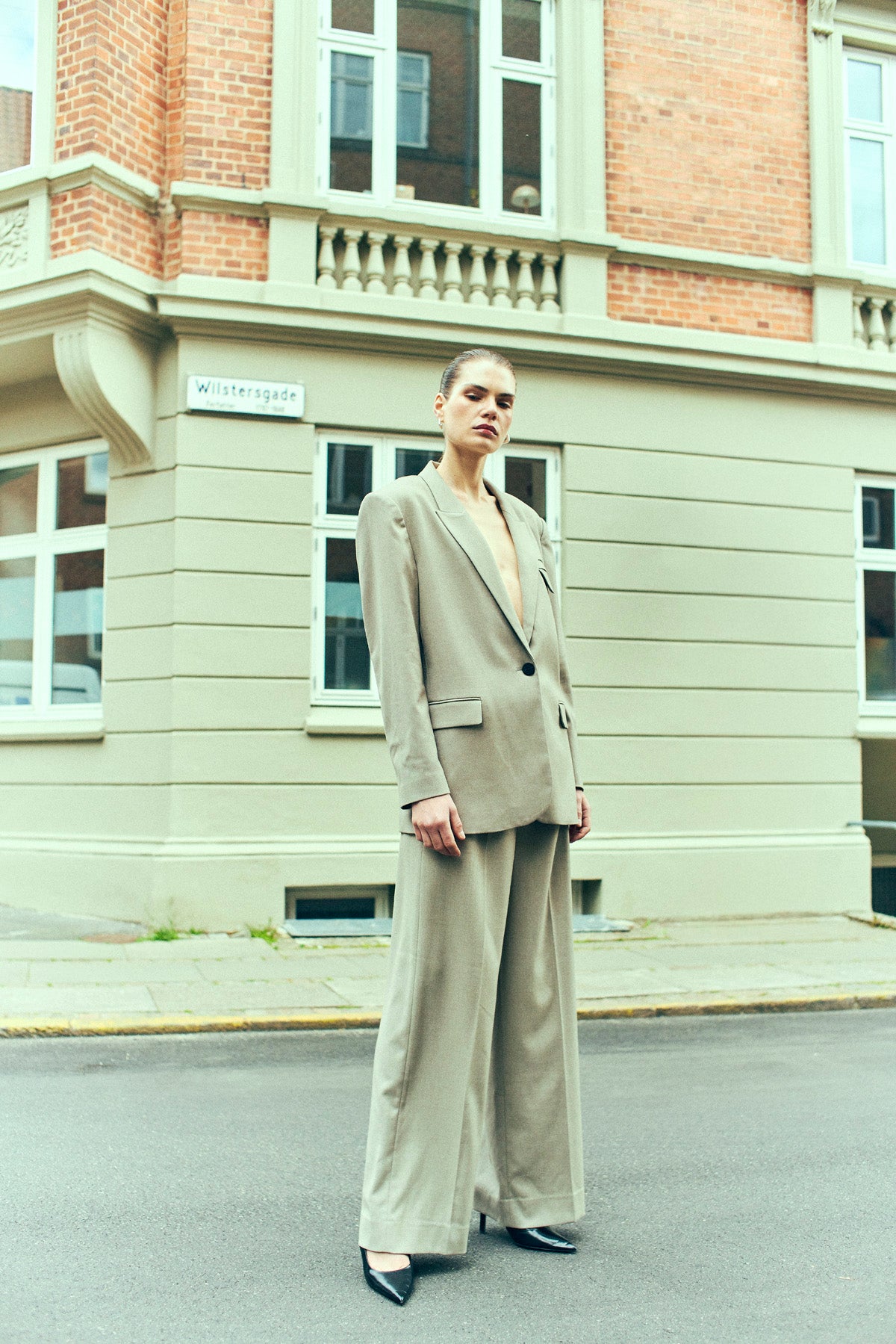 CMTAILOR - PANTS IN SAND