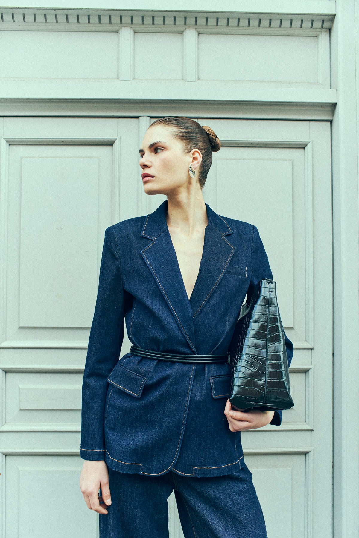 Cmjean - denim blazer in blauw