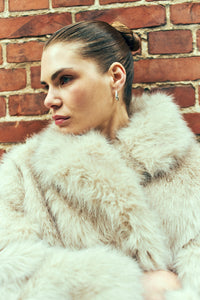 Cmplushy - faux bontjack in beige