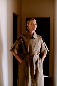 Cmflot - trenchcoat in beige