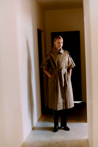Cmflot - trenchcoat in beige