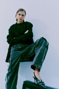 CMJenni - jeans met een hoge taille in het zwart