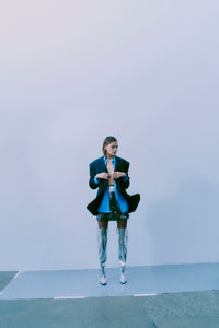 Cmtina - blazer in blauw