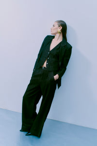 Cmjean - denimwaistcoat in zwart