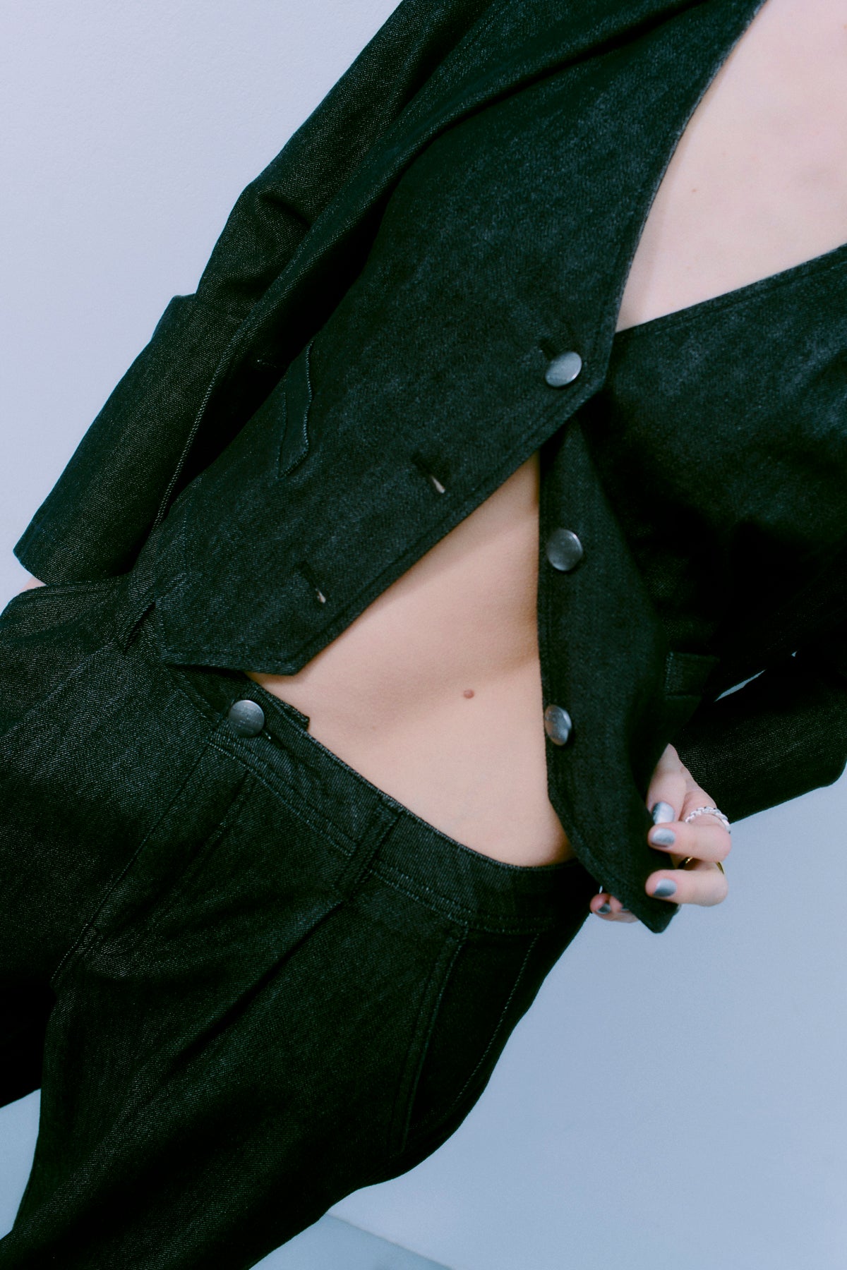 Cmjean - denimblazer in zwart