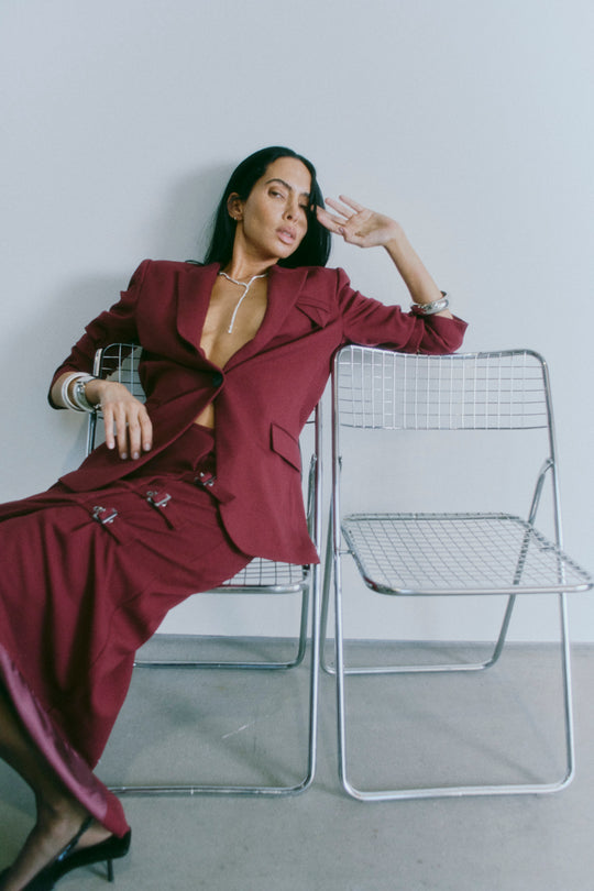 CMTailor - Blazer in rood