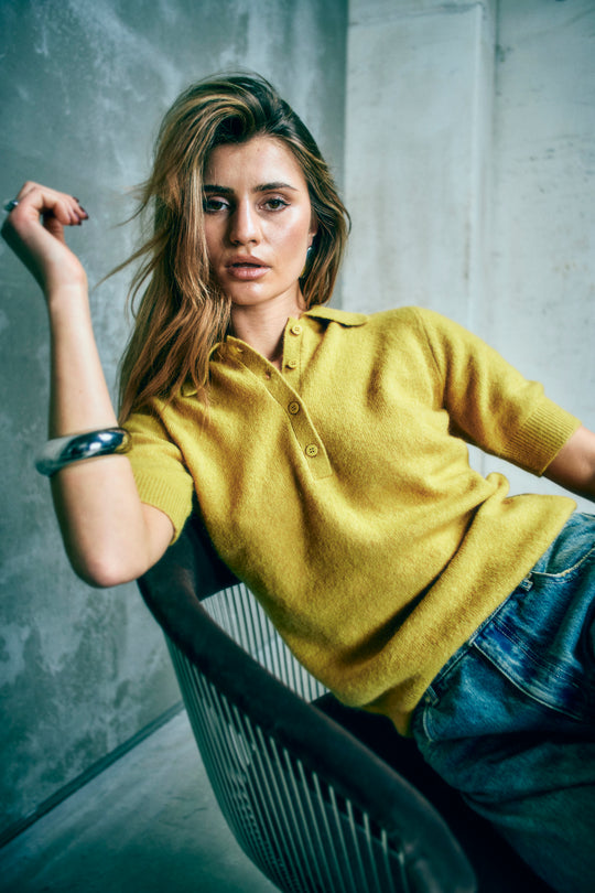 Cmkami - polo in geel