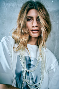 CMMUSE - T-SHIRT IN OFF-WHITE