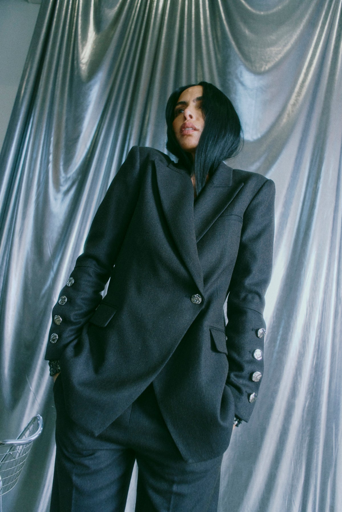 CMTAILOR - BLAZER IN BLACK