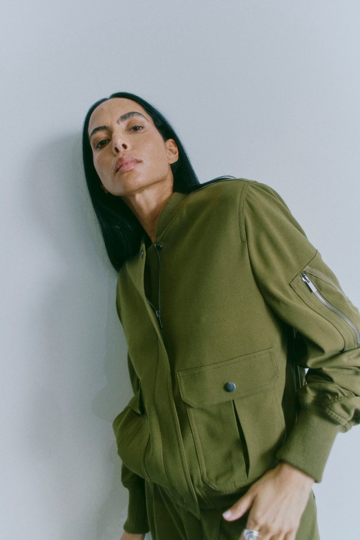 CMTAILOR - BOMBER JACKET IN GREEN