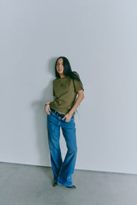 CMMUSE - T-SHIRT IN GREEN