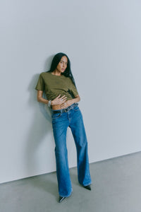 CMMUSE - T-SHIRT IN GREEN