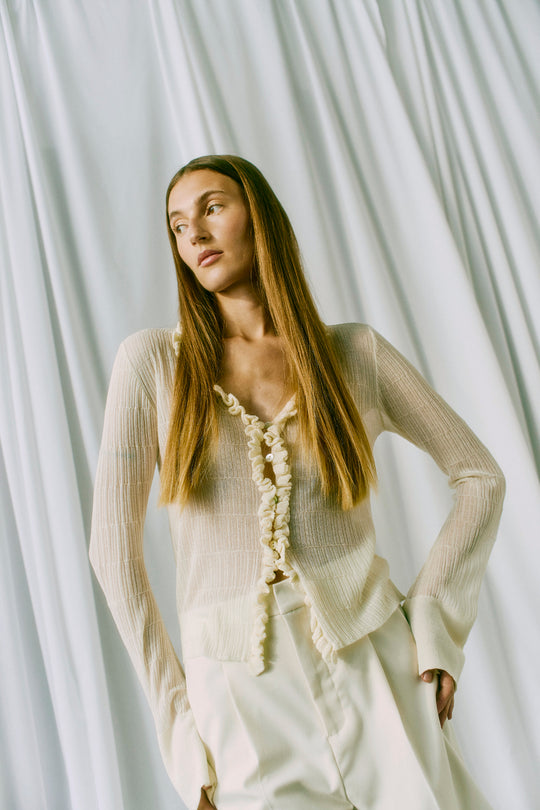 CMMICHELLE - CARDIGAN IN WHITE