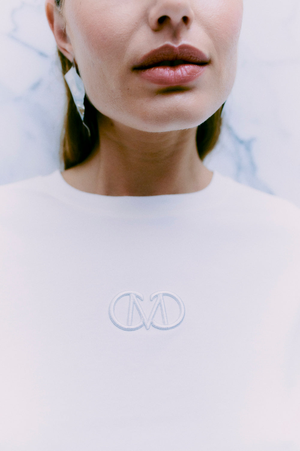 CMMUSE - T-SHIRT IN OFF-WHITE