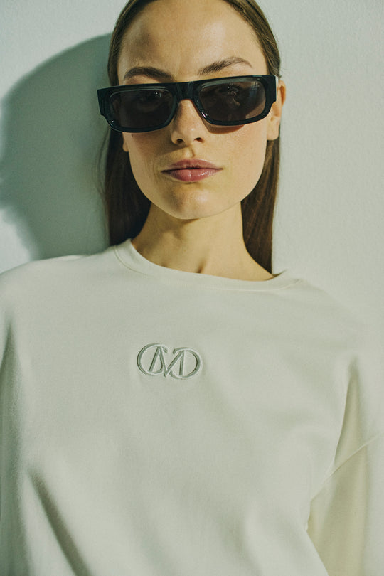 CMMUSE - T-SHIRT IN OFF-WHITE