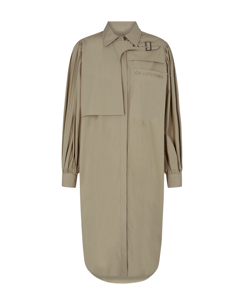 CMBLUR - SHIRT DRESS IN BEIGE