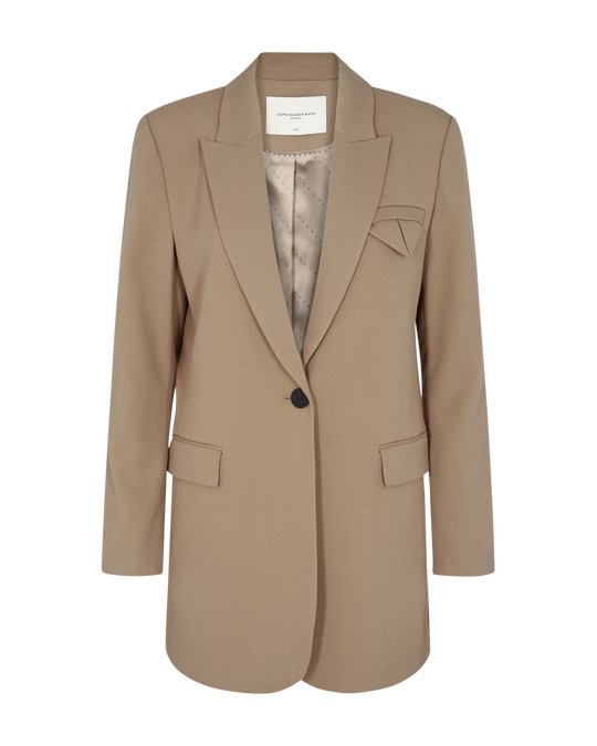 CMTailor - Lange blazer in beige