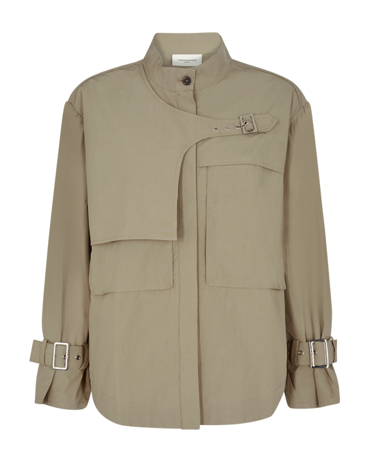 Cmblur - shirt met gespjes details in beige