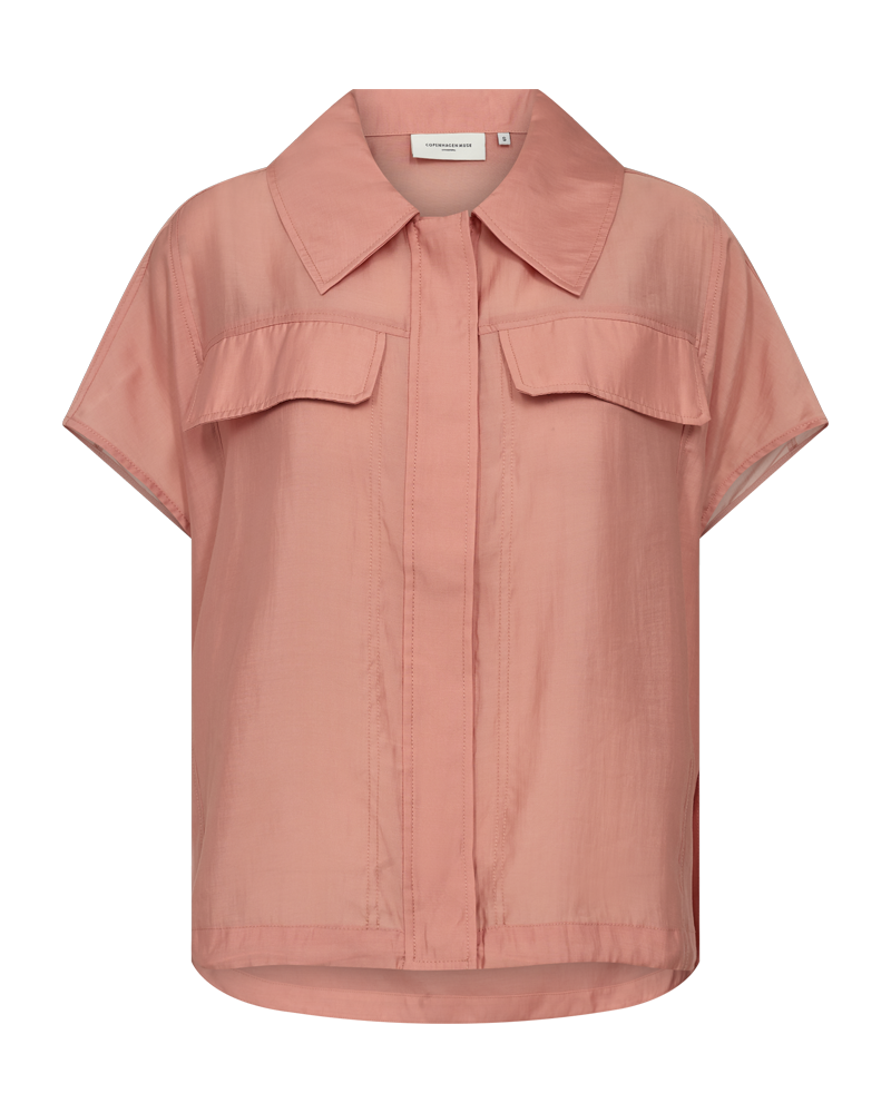 CMMOLLY - SHIRT WITH CHEST POCKETS IN ROSE
