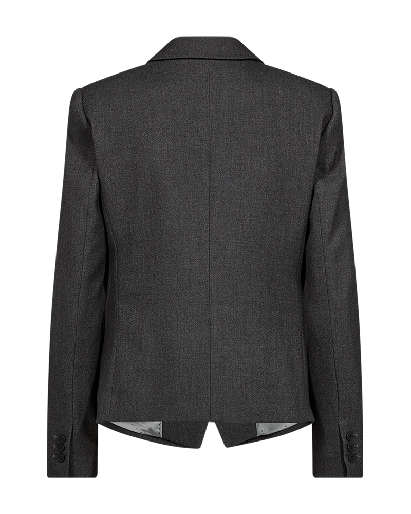CMTAILOR - DOUBLE BREASTED SHORT BLAZER IN GREY