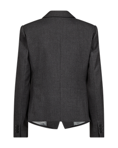 CMTAILOR - DOUBLE BREASTED SHORT BLAZER IN GREY